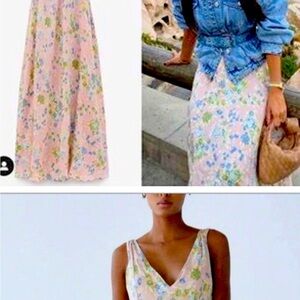 NWT Zara Floral Maxi Dress